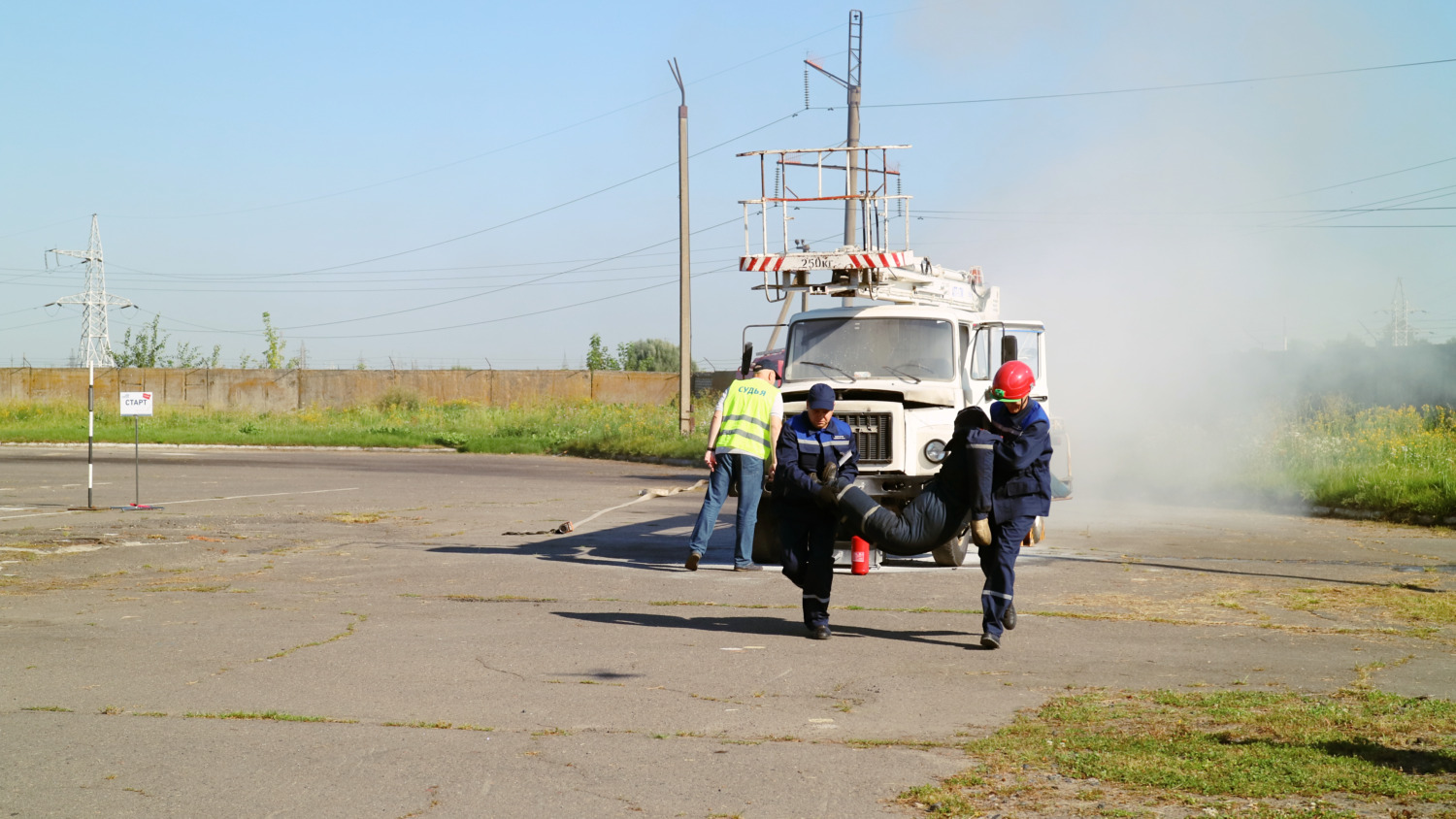 Областные соревнования по профессиональному мастерству среди водителей РУП  «Гомельэнерго»