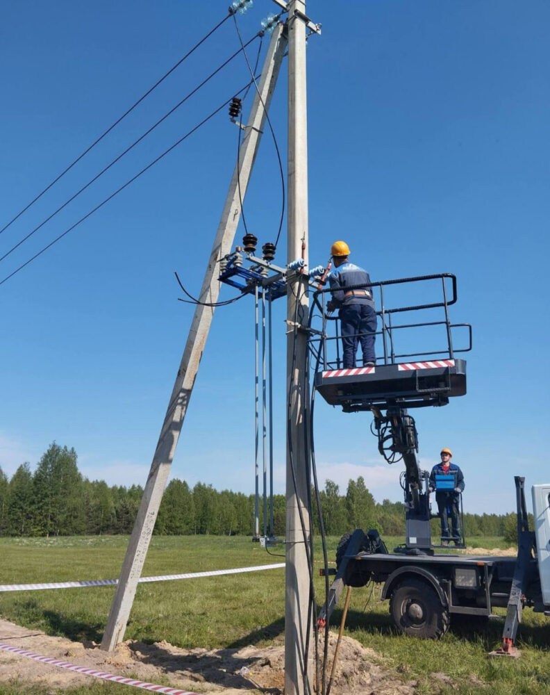 Повышение качества электроснабжения в Кормянском районе: завершение  реконструкции воздушных линий 10 кВ